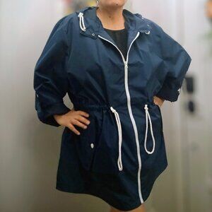 BIG CHILL Freestyle Women's Windbreaker Long Jacket. Plus Size 3X